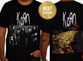 KORN 2024 Tour Double sided with dates Unisex T-Shirt XXXL