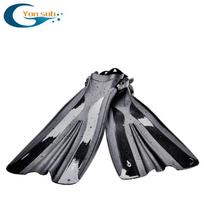 Long Freediving Fins Men Women TPR Material Full Foot Swim Fin Deep Diving Snorkeling Pool Training EU 36-40