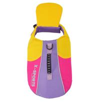 Pet Dog Adjustable Life Jacket Swimming Suit Small Medium Large Dog Life Vest 26-Color Swimming Suit (as the picture,XS)