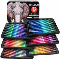 Kalour 180 profesionalių spalvotų pieštukų rinkinys
