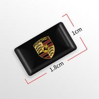Naujas Naujas Automobilis 3D Epoksidiniai Interjero Lipdukai Dekoratyvinės Decal Priedas Porsche GTS Cayenne Cayman Panamera Macan 911 718 928 90 5pcs black