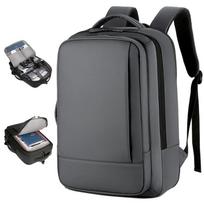 Expandable Cross-Border Travel Laptop Backpack - Large Capacity, High-End Business Bag Single-layer