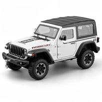 1/24 Jeep Wrangler Rubicon Off Road SUV Alloy Diecast Model Car Premium Home Trendy Toys Display Decorations Birthday Gifts Boy balta