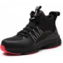 Fashion Sports Shoes Work Boots Puncture-Proof Safety Shoes Men Steel Toe Shoes Security Protective  Indestructible Boots 40