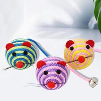 Interactive Bell Sound Mouse Teaser Toy for Cats
