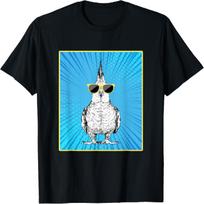 Cockatiel Portrait Pop Art Cockatoo Parrot Bird Sunglasses T-Shirt S
