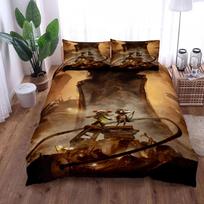 School Plan Duvet Cover Set Uk Single Double Queen Us Twin Full King Size Pkm Bed Linen Set EU Single(135*200cm)3pcs