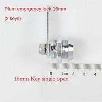 Safe Deposit Box Locks with 2 Keys Power Distribution Box Mailbox Mechanical Tongue Lock File Metal Cabinet Plum Blossom Key