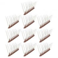 Cat Deterrent Fence Spikes Bird Deterrent Spikes for Fence Wall Anti Climb Cat Pigeon Repellent Garden Bird Spikes