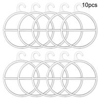 10PCS Portable Multi Purpose Closet Organizer Tie Clothes Rack Storage Racks Circle Shape Scarf Hanger