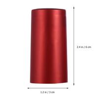 100Pcs Bottle Heat Shrink Cap Wine Sealing Film Premium Plastic Heat Shrinkable Capsules for Wine Shop Restaurant Homebrew