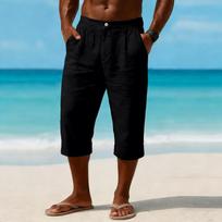 Men's Sports And Leisure Cropped Straight Leg Pants M
