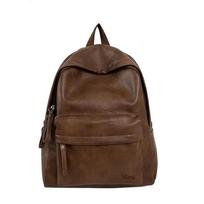 Retro PU Odos Kuprinė Didelės Talpos Atsitiktinė Moteriška Kuprinė Su Daugybe Kišenių Puikiai Tinka Kasdieniam Darbui, Mokyklai ir Apsipirkimui Be Pakabuko 29cm×13cm×40cm ruda
