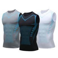 Men Sleeveless Swim Shirt Quick Dry Tank Top for Swimming Hot Spring Beach Surfing Guard Comfortable Fit S