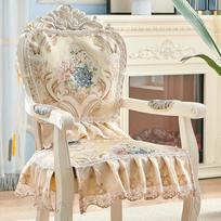 Jacquard Armchair Chair Cover Dining Room Chair Seat Cushion Backrest Set Four Seasons Universal Chairs Covers Home Decoration 1 chair cover