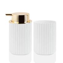 Bathroom Foam Soap Dispenser Hand Soap and Dish Soap Storage Containers armhouse Decor Foam  Dispenser tooth brush Holder