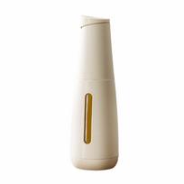 470ML Glass Oil Dispenser Visible Window Leak-Proof Auto-Seal Oil Bottle with Scale Light Proof Glass Non-Drip Oil Bottle