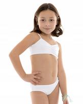 Cotton white bra and panties set for girls Set of underwear 164/170 cotton white bra and panties for girls