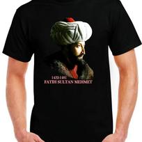 The Conqueror Ottoman Fatih Sultan Mehmet Portrait T Shirt 100 Cotton O Neck Su S