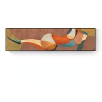 Abstrakčios moterys formuoja drobės piešimo plakatus ir spausdina unikalius namų dekoro paveikslus svetainės miegamojo vestibiulyje 20cm×40cm NoFrame