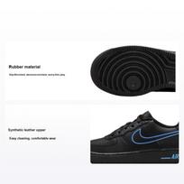 Nike Air Force 1 Lv8 Synthetic Leather Versatile Comfortable Non-Slip Durable Low-Top Casual Shoes Kids sneaker Black IB2883-001 37.5
