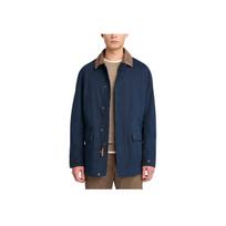 Timberland Wenham serijos Barn vandeniui atspari striukė su užtrauktuku ir apykakle, ilgomis rankovėmis, vyriška, giliai safyro mėlyna A6N4K-433 M black