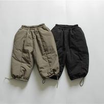Kids Winter Solid Color Thicken Warm Pants Children Toddlers Casual Outdoor Climbing Trousers 120