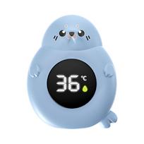 Cute Seal Bath Thermograph High Accuracy Temperature Alert IPX7 Water Resist Protections Compact Travel Friendly Design 1