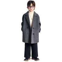 Romone Kids Double-sided Wool Mid-length Coat 120
