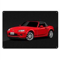 Mx5 Miata Nc Roadster Car Metal Poster Tin Sign 20x30cmaluminum 20x30cm（7.8x11.8inch）