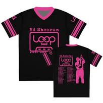 Loop Tour North America 2026 Jersey Ed Sheeran Singer Design 3D Print T-shirt Short Sleeve Loose V-neck Tees Summer Unisex Tops XXS