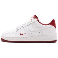 Nike Air Force 1 Low '07 LV8 White/Team Red Mini Swoosh Casual Shoes HM9483-100 44.5 white