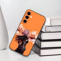 B-Bakugo A-Anime K-Katsuki Phone Case Silicone Soft For Samsung Galaxy A73,A72,A71,A70,A53,A52,A51 Samsung a32 4g orange