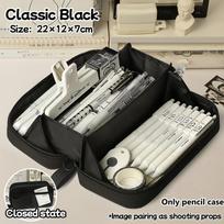Large Capacity Volcanic Pencil Case, Multi-layer Partitioned Storage, Stationery Bag for Middle and High School Students