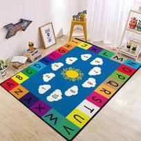 Classroom Rug for Kids Education Carpet for Children Colorful Seating Area Classroom Rugs Kids Seating for School Playroom 40x60cm