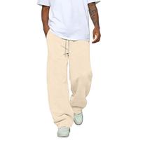 Men's Color Loose Wide Leg Sweatpants Men's Casual Fashion Sweatpants L