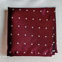 Men's British Retro Pattern Pocket Square: Korean Style, Trendy Formal Wear Handkerchief