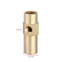 Brass Siphon Full Cone Nozzle Base Waste Oil Burner Nozzle For Diesel Injection, Air Atomization Boiler Combustion Parts
