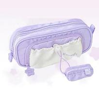 Multi Layered Large Capacity Pencil Pouch Pencil Box Desktop Storage Bags Pencil Case Pen Bag Stationery Bag