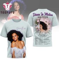 Diana In Motion 2026 Tour Graphic Music 3D Shirt S-6XL PP2782 XXXL