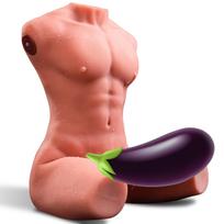 SuperLove Julian Muscular Realistic Sex Doll with 18cm Thrusting Dildo & Tight Anal 9.5kg