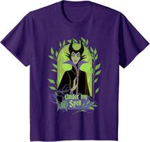 Disney Villains Sleeping Beauty Maleficent Under My Spell T-Shirt XXXL violetinė