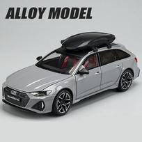 1/24 Rs6 Avant Station Wagon Alloy Track Racing Car Model Diecasts Metal Sports Car Vehicles Model Sound And Light Kids Toy Gift