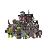 Medieval Uruk-Hai Orc Army Building Blocks Figure Set for Kids - Compatible TV6408 Bagged Tv6408  8pcs