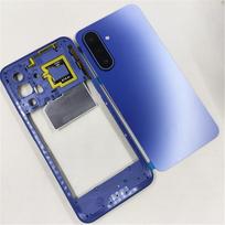 Full Housing For Samsung Galaxy A17 5G A176B Phone Housing Middle Frame+Battery Back Cover Rear Door With Camera Lens A17 5G Blue