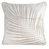 Eurofirany dekoratyvinės pagalvėlės užvalkalas JA152-06, 45x45 cm, smėlio/baltas