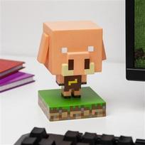 LED lemputė - Paladone - Piglin Minecraft - Vidaus dekoracija - Naktinė lemputė vaikams - Veikla su baterijomis