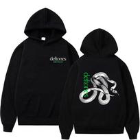 Limited Rock Band Deftones Private Music Snake Graphic Hoodie Men Women Fashion Oversized Sweatshirt Male Vintage Hoodies S