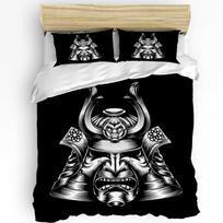 Japanese Geisha Carp Maple Leaf 3pcs Bedding Set For Bedroom Double Bed Home Textile Duvet Cover Quilt Cover Pillowcase EU single(135x200cm)