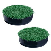 1/2pcs Golf Hole Putting Green Cup Cover Simulated Lawn Golf Cup Cover Golf Practice Training Aids Hole Covers 2PCS